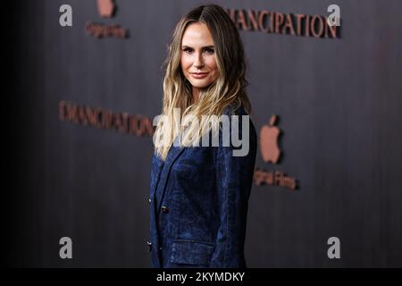 Westwood, United States. 30th Nov, 2022. WESTWOOD, LOS ANGELES, CALIFORNIA, USA - NOVEMBER 30: Keltie Knight arrives at the Los Angeles Premiere Of Apple Original Films' 'Emancipation' held at Regency Village Theatre on November 30, 2022 in Westwood, Los Angeles, California, United States. (Photo by Xavier Collin/Image Press Agency) Credit: Image Press Agency/Alamy Live News Stock Photo