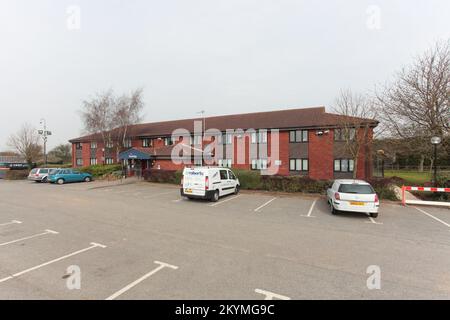 Travelodge & Little Chef, A17 Wisbech Road, Long Sutton, Nr Kings Lynn, PE12 9AG Stock Photo