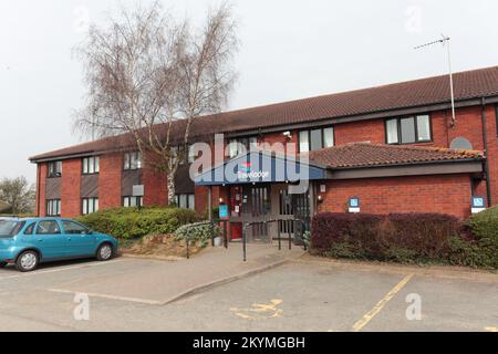 Travelodge & Little Chef, A17 Wisbech Road, Long Sutton, Nr Kings Lynn, PE12 9AG Stock Photo