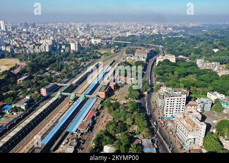 Chittagong, Bangladesh - November 25, 2022: Chittagong is the second-largest city in Bangladesh after Dhaka. It hosts the busiest seaport on the Bay o Stock Photo