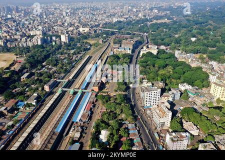 Chittagong, Bangladesh - November 25, 2022: Chittagong is the second-largest city in Bangladesh after Dhaka. It hosts the busiest seaport on the Bay o Stock Photo