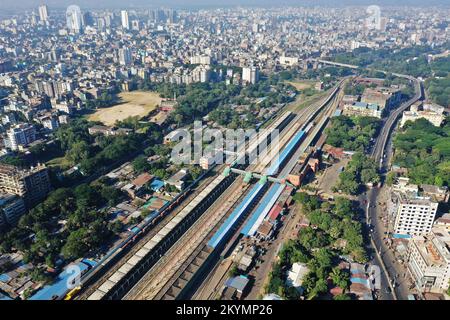 Chittagong, Bangladesh - November 25, 2022: Chittagong is the second-largest city in Bangladesh after Dhaka. It hosts the busiest seaport on the Bay o Stock Photo