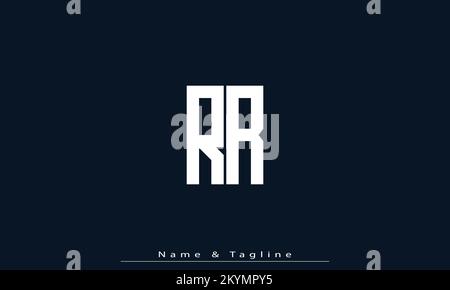 Alphabet letters Initials Monogram logo RR Stock Vector