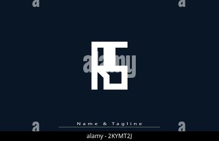 Alphabet letters Initials Monogram logo RS , SR Stock Vector