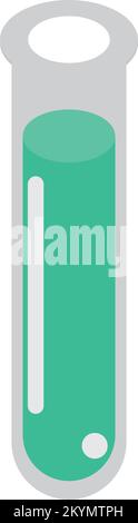 isometric medical test tube Stock Vector
