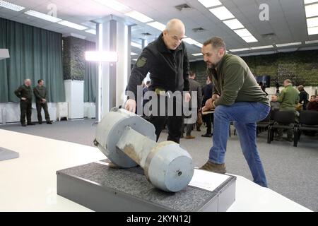 KYIV, UKRAINE - DECEMBER 1, 2022 - A Special Warhead Mass-size Model ...