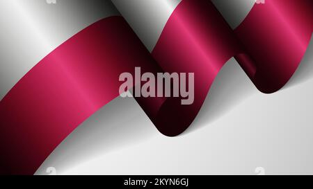 EPS10 Vector Patriotic background with flag of Poland. An element of impact for the use you want to make of it. Stock Vector