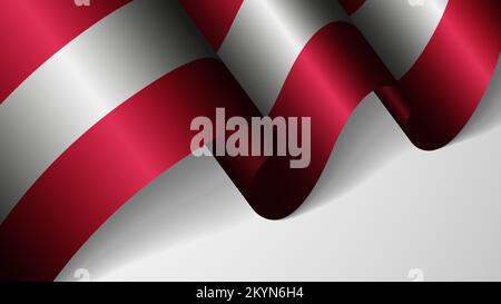 EPS10 Vector Patriotic background with flag of Peru. An element of impact for the use you want to make of it. Stock Vector