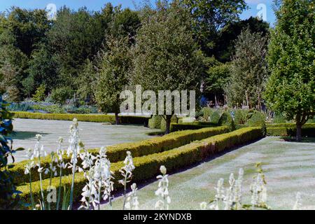 Westgreen House in Hampshire.  A  National Trust Property, shot on Film in the 1990s. Stock Photo