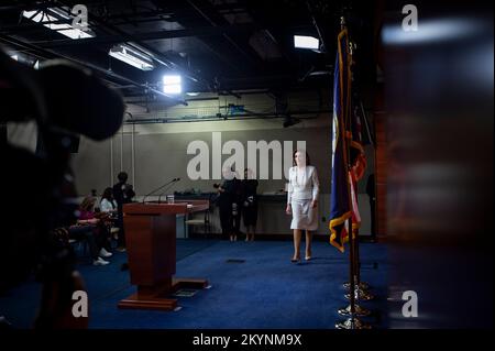 Washington, United States Of America. 01st Dec, 2022. Speaker of the United States House of Representatives Nancy Pelosi (Democrat of California) arrives for her weekly press conference at the US Capitol in Washington, DC, Thursday, December 1, 2022. Credit: Rod Lamkey/CNP Photo via Credit: Newscom/Alamy Live News