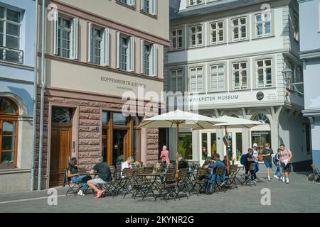 Cafe Hoppenworth & Ploch, Hühnermarkt, Altstadt, Frankfurt am Main, Hessen, Deutschland Stock Photo