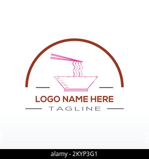 Organic food and drink logo design concept with white background Stock Vector