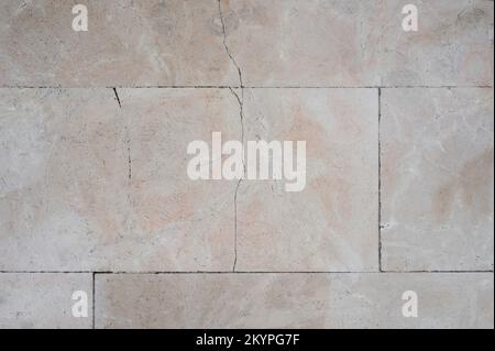 Cracked granite tiles texture background close up view Stock Photo