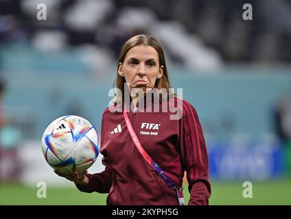 Qatar, 01/12/2022, referee/ refereein Stephanie FRAPPART Costa Rica (CRC) - Germany (GER), group phase group E, 3rd matchday, Al-Bayt Stadium in Al-Khor, on December 1st, 2022, Football World Cup 2022 in Qatar from November 20th. - 18.12.2022 Stock Photo