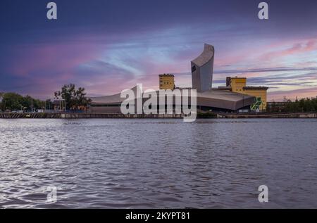 Imperial War Museum on Sept 3,2022 in Manchester, England. Stock Photo