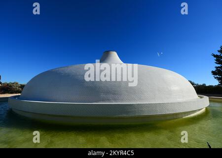 The 'Shrine of the Book' museum houses the Dead Sea Scrolls. Jerusalem, Israel. Stock Photo