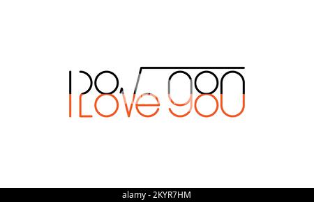 I love you written by 128√e9803. Mathematical Formula. 128 square root of e980 = I love you. Stock Vector