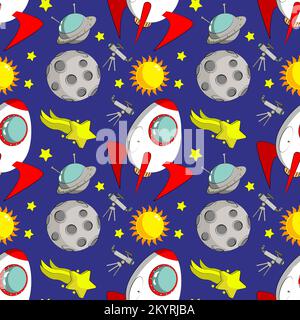 Art Illustration Pattern Cheerful space for your works Stock Vector
