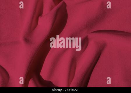 Natural fabric linen texture. White canvas for Background. Close up. Stock Photo