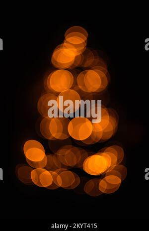 christmas tree lights Stock Photo