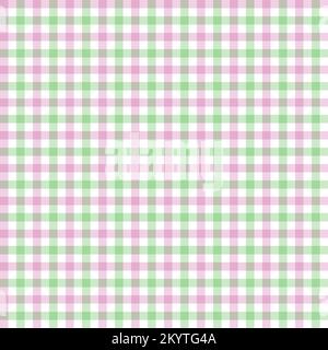 Pink Green Plaid Tartan Pattern Stock Vector