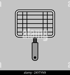 Ribs vector grayscale icon food meat. Barbecue and bbq grill sign ...
