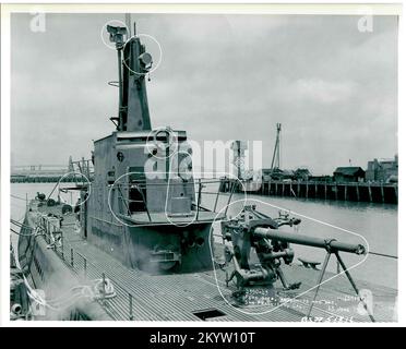 Photograph of the USS Swordfish (SS-193) , Ships, Naval Vessels, Boats, Naval History, Navy Stock Photo