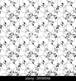 Modern big floral vector seamless pattern. Background isolated. Digital drawn illustration. Can be used as textile fabric or wallpaper, cards, invitat Stock Vector