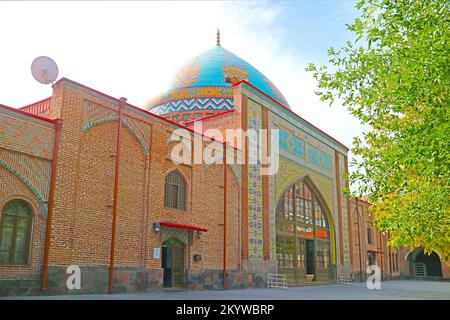 Blue Mosque of Yerevan, the Largest and the Only Active Mosque in Armenia Located on Mashtots Avenue, Central District of Yerevan, Armenia Stock Photo