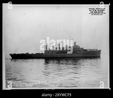 AVM1 Norton Sound [19-NN-AVM1 Norton Sound-155798] , Ships, Naval Vessels, Boats, Naval History, Navy Stock Photo