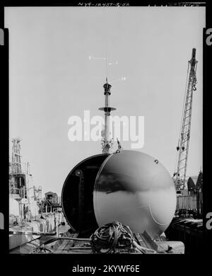 ASSP 313-Antennas , Ships, Naval Vessels, Boats, Naval History, Navy Stock Photo