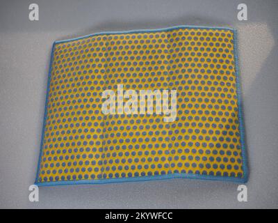 kitchen towel microfiber dissected fiber Stock Photo