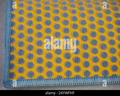 kitchen towel microfiber dissected fiber Stock Photo