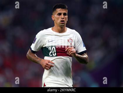 Portugal's Joao Cancelo during the FIFA World Cup Group H match at the Education City Stadium in Al-Rayyan, Qatar. Picture date: Friday December 2, 2022. Stock Photo