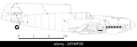 Messerschmitt Bf 109E-4 Stock Photo