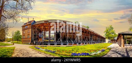 Salt Work, Bad Orb, Hessen, Germany Stock Photo