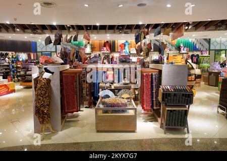 SINGAPORE - NOVEMBER 09, 2015: interior of Changi Airport. Singapore Changi Airport, is the primary civilian airport for Singapore, and one of the lar Stock Photo