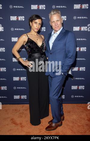 New York, New York, USA. 1st Dec, 2022. (NEW) 2022 Dances With Films New York - &quot;Beau: The Musical&quot;. December 01, 2022, New York, New York, USA: EW YORK, NEW YORK - DECEMBER 01: Kadia Saraf and Terry Serpico attend the 2022 Dances With Films New York - &quot;Beau: The Musical&quot; at Regal Union Square on December 01, 2022 in New York City. (Credit Image: © M10s/TheNEWS2 via ZUMA Press Wire) Stock Photo