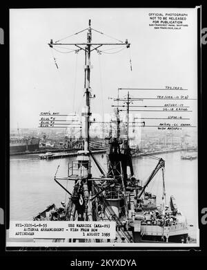 AKA-89 Warrick , Ships, Naval Vessels, Boats, Naval History, Navy Stock Photo