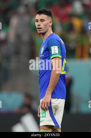 LUSAIL CITY - Gabriel Martinelli of Brazil during the FIFA World Cup Qatar  2022 group G match between Brazil and Serbia at Lusail Stadium on November  24, 2022 in Lusail City, Qatar.