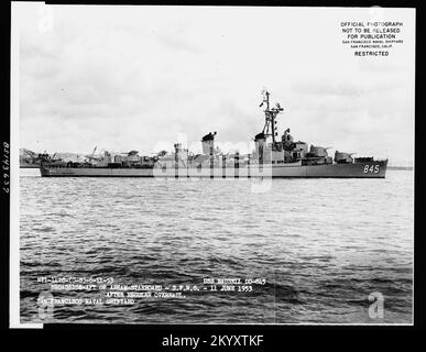 DD-845 Bausell , Ships, Naval Vessels, Boats, Naval History, Navy Stock ...