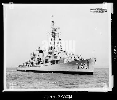 DD-743 Southerland , Ships, Naval Vessels, Boats, Naval History, Navy ...