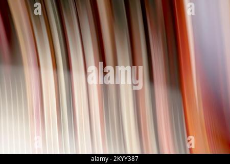 Abstract dynamic multi colored enamel glaze epoxy soft blurry background texture, modern backdrop, wallpaper Warm colors abstract swirl blur, nobody, Stock Photo