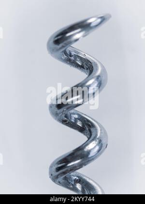 Close up of the cork screw Stock Photo