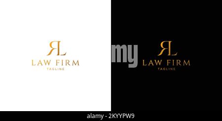 elegant and professional R logo design for law firm	 2 Stock Vector