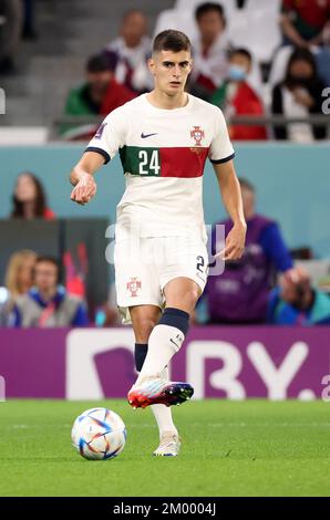 Doha, Qatar. 02nd Dec, 2022. Antonio Silva of Portugal during the FIFA World Cup 2022, Group H football match between Korea Republic and Portugal on December 2, 2022 at Education City Stadium in Doha, Qatar - Photo Jean Catuffe / DPPI Credit: DPPI Media/Alamy Live News Stock Photo