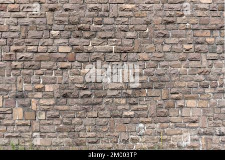 Structure of a natural stone wall, Austria, Europe Stock Photo