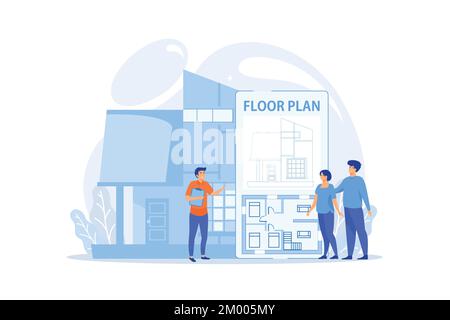 Interior design services isolated concept vector illustration set ...