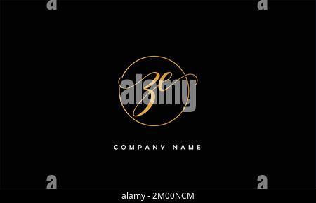 ZE, EZ Abstract Letters Logo Monogram Stock Vector