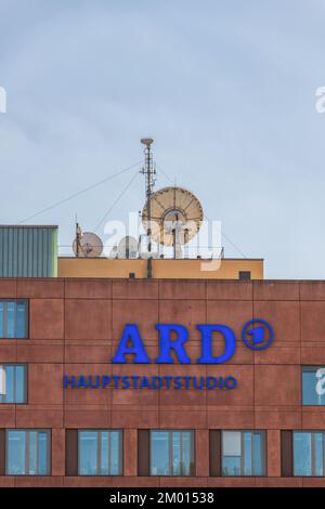 Germany , Berlin , 09.09.2018 , The capital city studio of television station ARD Stock Photo